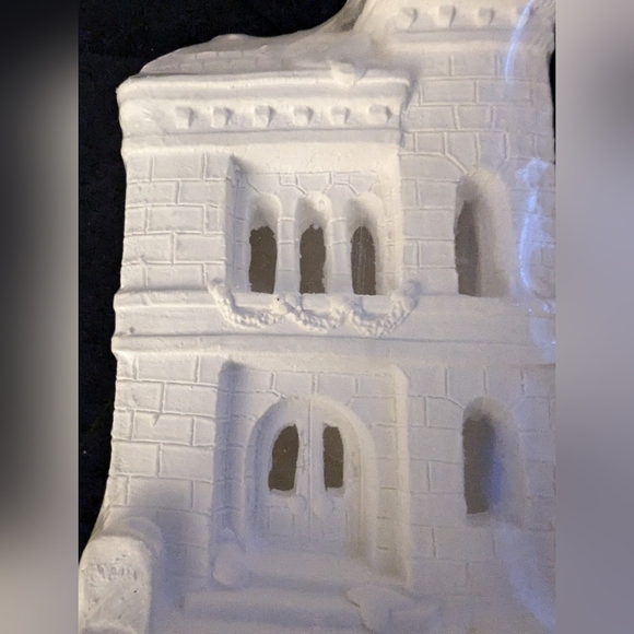 Vintage Christmas village ceramic sealed California Creations SE185 Post Office - Picture 7 of 11